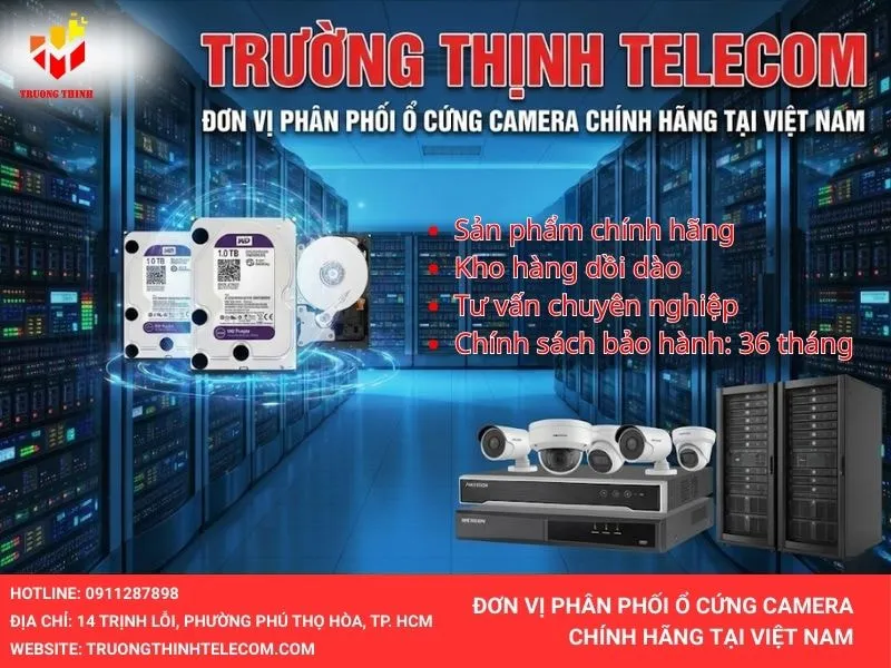 Đơn vị phân phối ổ cứng camera
