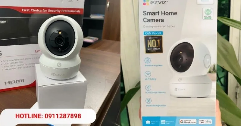 Lắp camera gia đình nên dùng loại nào? Camera Ezviz C6N Pro 3MP