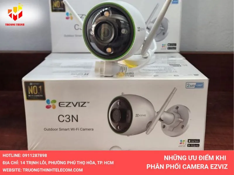 Những ưu điểm khi phân phối camera Ezviz