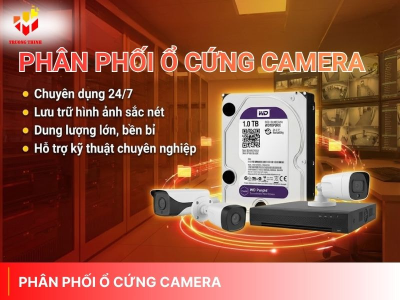 Phân phối ổ cứng camera