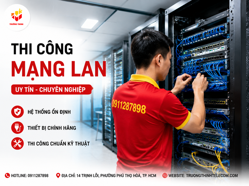 Thi công mạng LAN