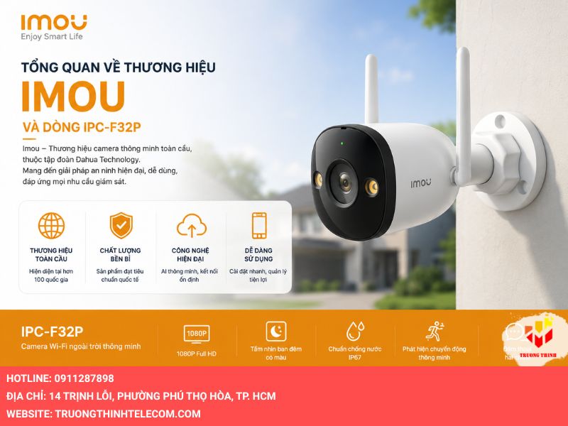 Tổng quan về thương hiệu Imou và dòng IPC-F32P