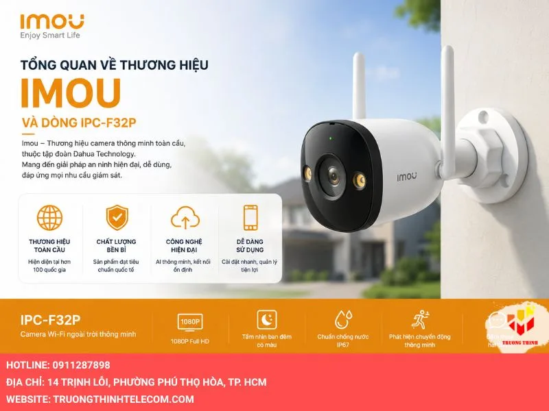 Tổng quan về thương hiệu Imou và dòng IPC-F32P