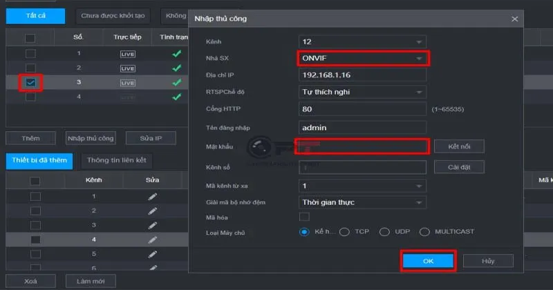 cách add camera imou vào đầu ghi dahua