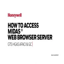 Phần cấu hình và quản lý hệ thống Honeywell Web Browser