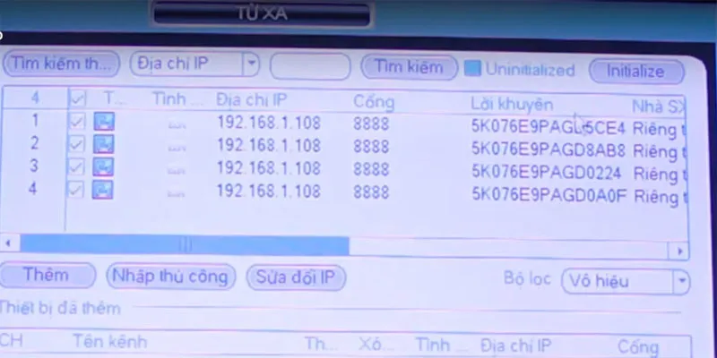 Initialize