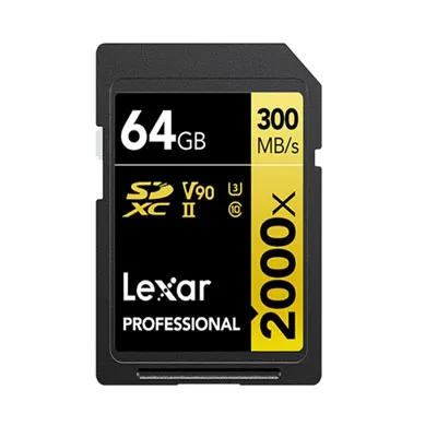 Thẻ nhớ SDXC 64GB Lexar LSD2000064G-BNNNG
