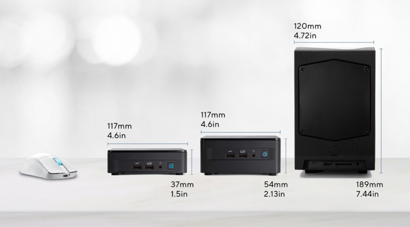 RNUC12WSHI700000I – Siêu nhỏ gọn – Dễ dàng nâng cấp
