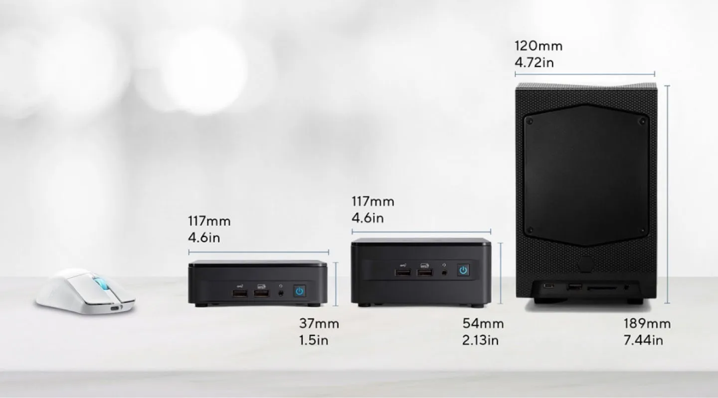 RNUC12WSHI700000I – Siêu nhỏ gọn – Dễ dàng nâng cấp