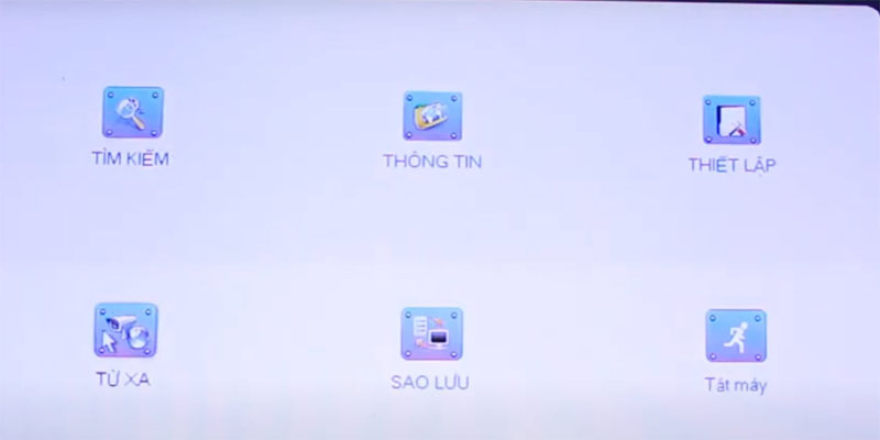 Chọn mục Từ xa