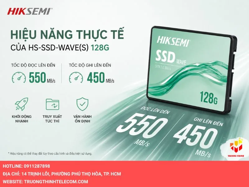 Hiệu năng thực tế của Ổ cứng SSD SATA Hiksemi HS-SSD-WAVE(S) 128G 2.5 inch