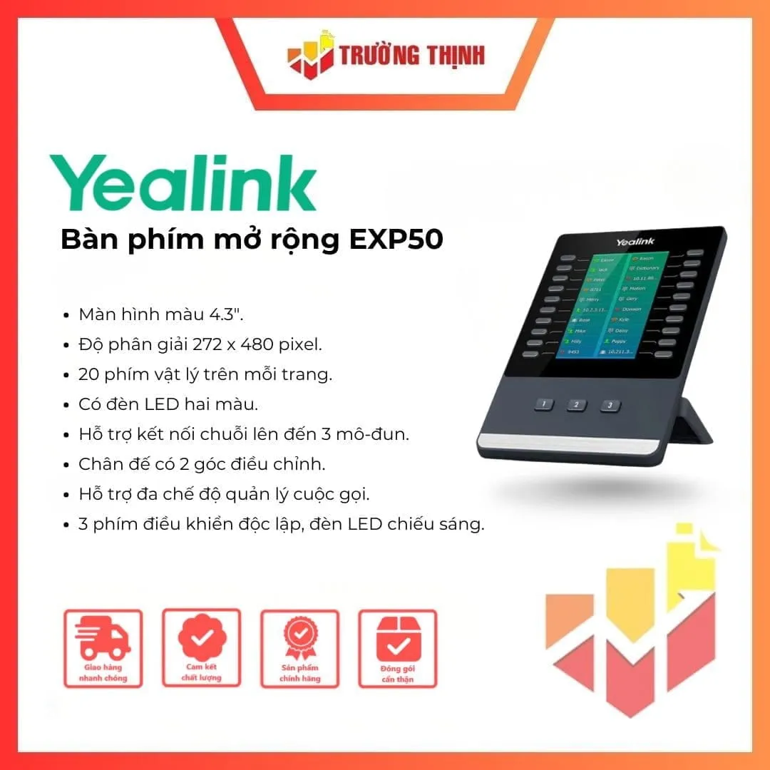 Bàn phím mở rộng Yealink EXP50