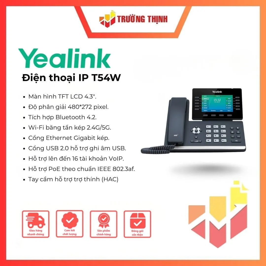 Điện thoại IP Yealink T54W