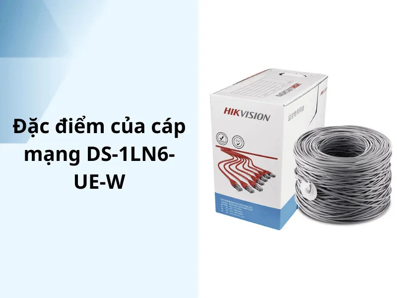 Đặc điểm của cáp mạng DS-1LN6-UE-W