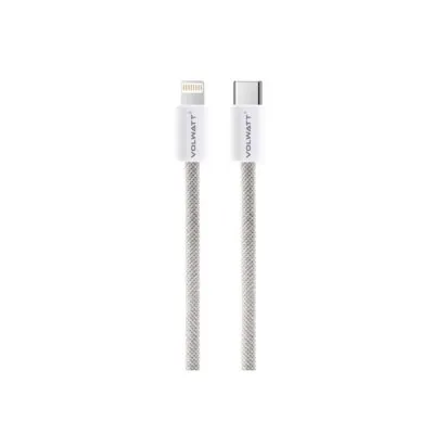Cáp Sạc nhanh (Type C-C 60w) dây trơn Volwatt GE-A021-CC