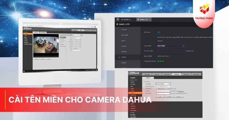Cài tên miền cho camera Dahua