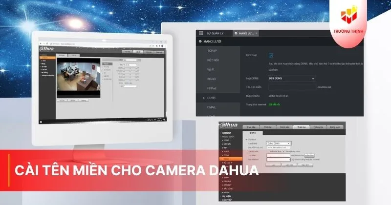 Cài tên miền cho camera Dahua