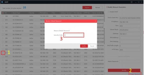 Copy số series rồi gửi về mail của các đơn vị nhập khẩu Hikvision tại Việt Nam