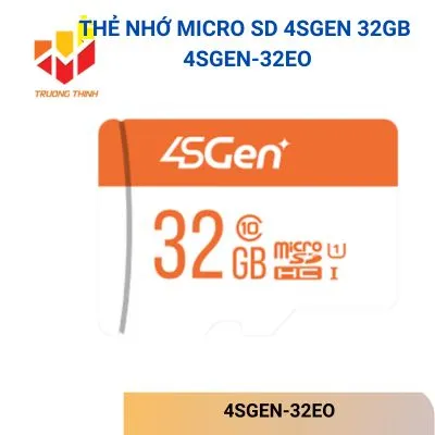Thẻ nhớ Micro SD 4SGen 32GB 4SGEN-32EO