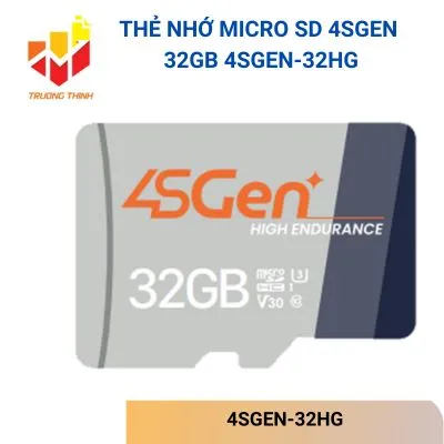 Thẻ nhớ Micro SD 4SGEN 32GB 4SGEN-32HG