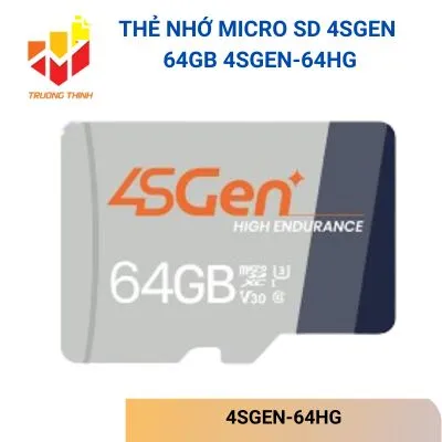 Thẻ nhớ Micro SD 4SGEN 64GB 4SGEN-64HG