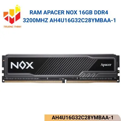 Ram Apacer NOX 16GB DDR4 3200MHz AH4U16G32C28YMBAA-1