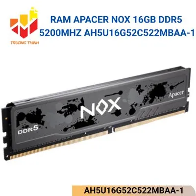 Ram Apacer NOX 16GB DDR5 5200Mhz AH5U16G52C522MBAA-1