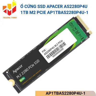 Ổ cứng SSD Apacer AS2280P4U 1TB M2 PCIe AP1TBAS2280P4U-1