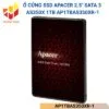 Ổ cứng SSD Apacer 2.5" SATA 3 AS350X 1TB AP1TBAS350XR-1