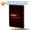 Ổ cứng SSD Apacer 2.5" SATA 3 AS350X 512GB AP512GAS350XR-1