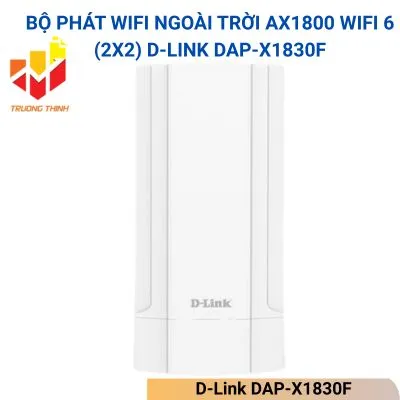 Bộ phát Wifi ngoài trời AX1800 WIFI 6 (2x2) D-Link DAP-X1830F
