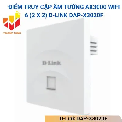 Điểm truy cập âm tường AX3000 WIFI 6 (2 x 2) D-Link DAP-X3020F