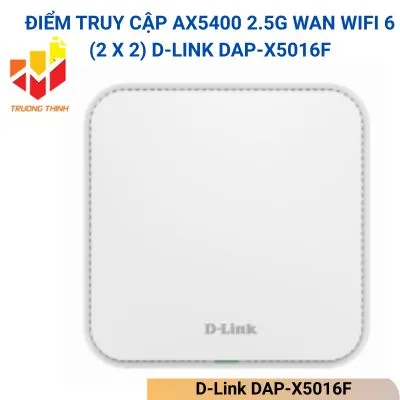 Điểm truy cập Unified Wireless AX5400 2.5G WAN WIFI 6 (2 x 2) D-Link DAP-X5016F