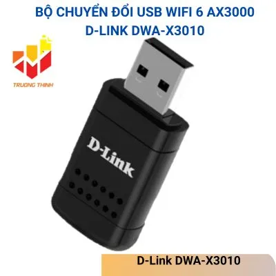 Bộ chuyển đổi USB Wifi 6 AX3000 không dây D-Link DWA-X3010