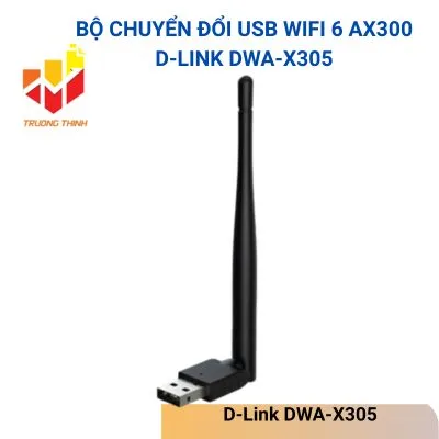 Bộ chuyển đổi USB Wifi 6 AX300 D-Link DWA-X305