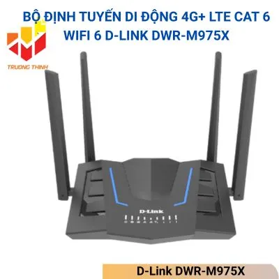 Bộ định tuyến di động 4G+ LTE CAT 6 Wifi 6 D-Link DWR-M975X