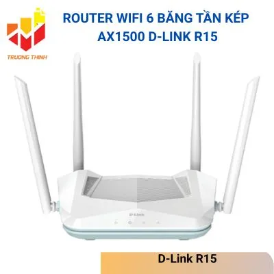 Router Wifi 6 Băng tần kép AX1500 D-Link R15