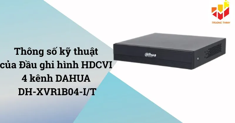 DAHUA DH-XVR1B04-I/T