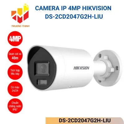 Camera IP 4MP Hikvision DS-2CD2047G2H-LIU