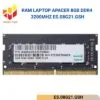 Ram Laptop Apacer 8GB DDR4 3200MHz ES.08G21.GSH