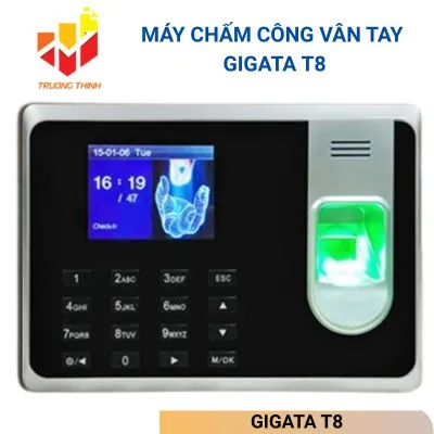 Máy Chấm Công Vân Tay GIGATA T8
