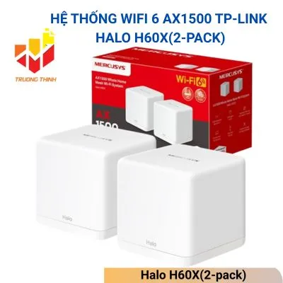 Hệ thống Wifi 6 AX1500 TP-Link Halo H60X(2-pack)