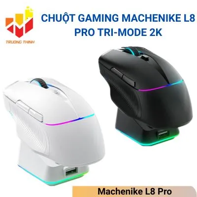 Chuột Gaming Machenike L8 Pro Tri-Mode 2K