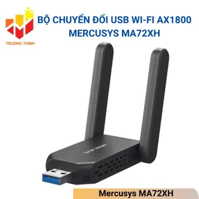 Bộ Chuyển Đổi USB Wi-fi Băng Tần Kép Mini AX1800 Mercusys MA72XH