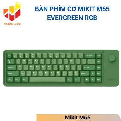 Bàn phím cơ Mikit M65 Evergreen RGB