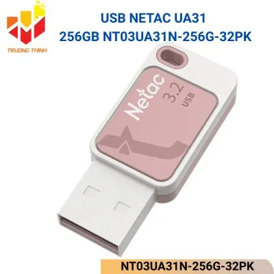 USB Netac UA31 USB3.2 Flash Drive 256GB NT03UA31N-256G-32PK