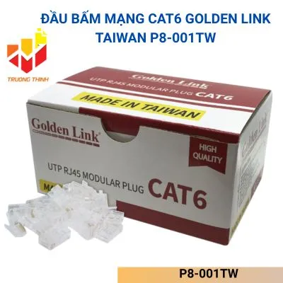 Đầu bấm mạng CAT6 Golden Link TAIWAN P8-001TW