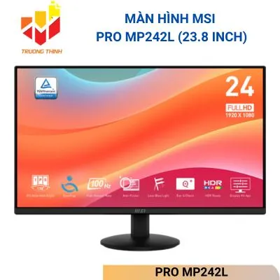 Màn Hình MSI PRO MP242L (23.8 inch-Full HD-IPS-100Hz-1ms)