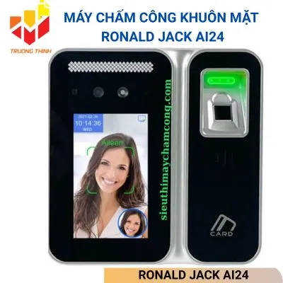 Máy Chấm Công Khuôn Mặt RONALD JACK AI24