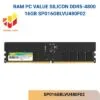 RAM SILICON DDR5-4800 16GB SP016GBLVU480F02